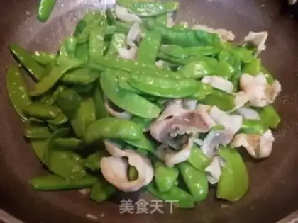 Make Squirt fish, Dutch beans step 8