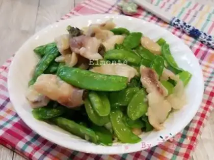 Make Squirt fish, Dutch beans step 9
