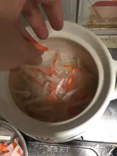 Make radish gravy soup step 3