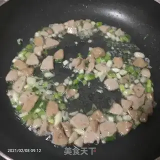 Make Beefball and egg fried rice step 0