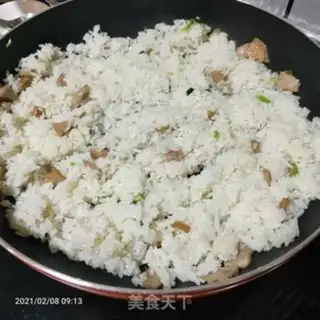 Make Beefball and egg fried rice step 1