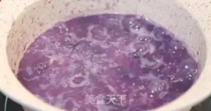 Make Quinoa violet porridge step 4