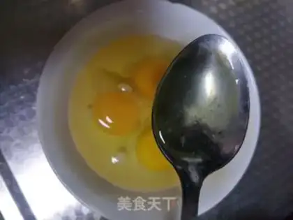 Make Egg dumplings step 1