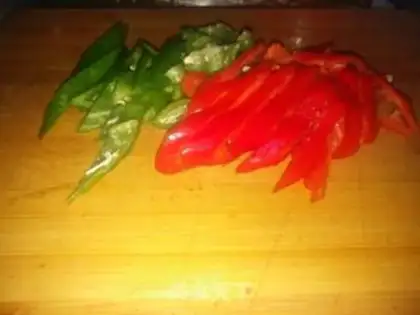 Make Twin peppers fired step 2