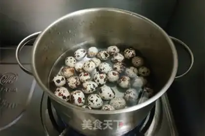 Make Quail eggs step 1