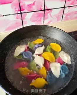 Make At the beginning of the month, the dumplings were blessed step 9