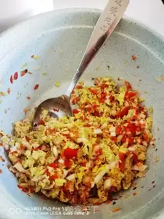 Make Gold egg dumplings step 6
