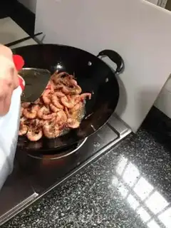 Make Spicy shrimp step 3