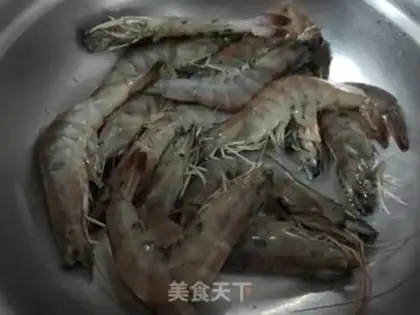 Make Shrimp spinach, three fresh dumplings step 1