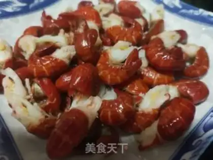 Make Spicy garlic lobster tail step 1
