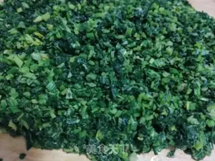 Make Shrimp spinach, three fresh dumplings step 6