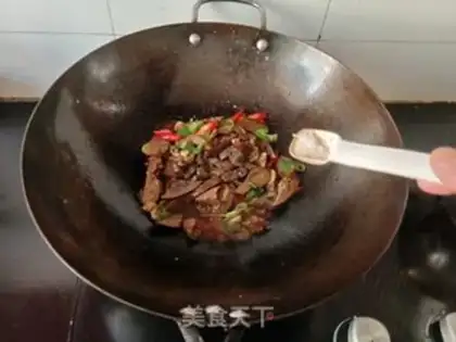 Make Spicy chicken liver step 11