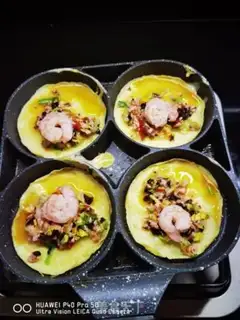 Make Gold egg dumplings step 15