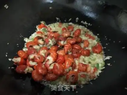 Make Spicy garlic lobster tail step 7