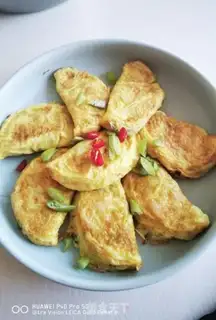 Make Gold egg dumplings step 17