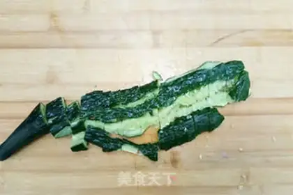 Make cucumber platter step 5