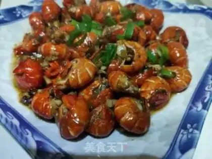 Make Spicy garlic lobster tail step 11