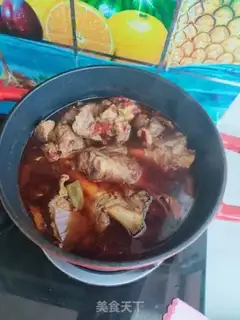 Make Spicy red lamb step 13