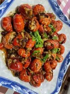Make Spicy garlic lobster tail step 14