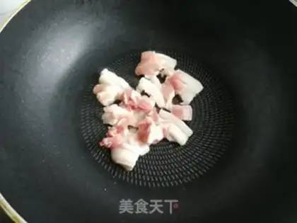 Make Five bouquets of meat step 1