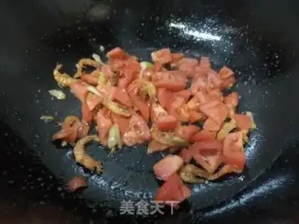 Make Beef shrimp egg noodles step 5