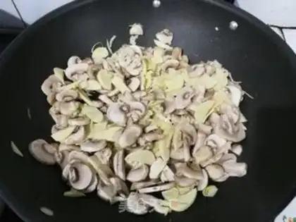 Make Fry mushrooms step 4