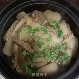 Make # White radish veal # step 8