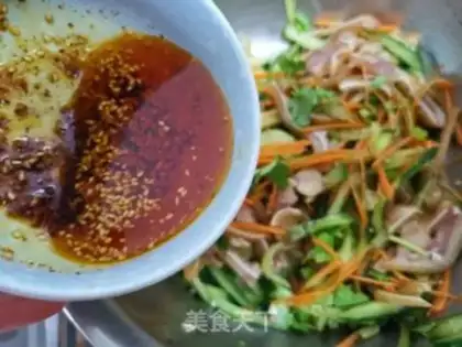 Make Pork ears with cucumbers step 4