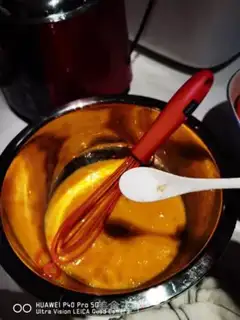 Make Orange steamed eggs step 8