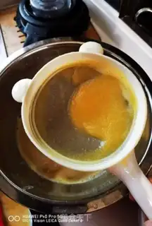 Make Orange steamed eggs step 9