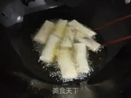 Make Spring rolls step 1