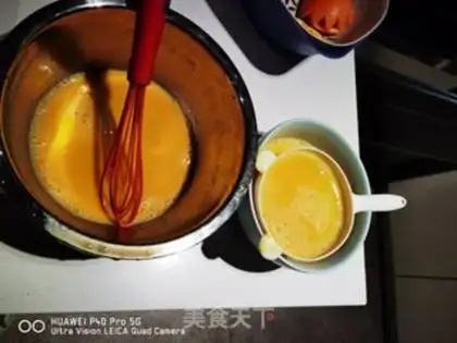 Make Orange steamed eggs step 10