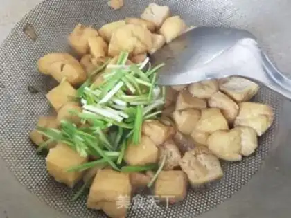 Make Garlic tofu step 3