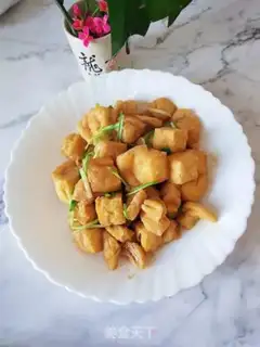 Make Garlic tofu step 4