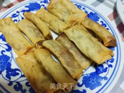 Make Spring rolls step 3