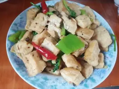 Make Spicy tofu step 8