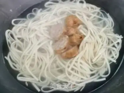 Make Meatball mushroom noodles step 2