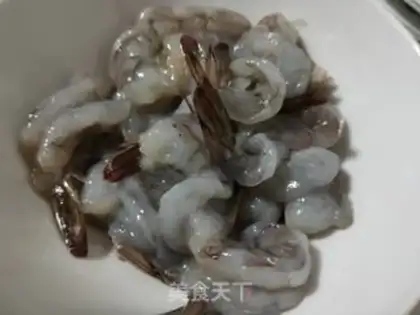 Make Five-color shrimp balls step 2