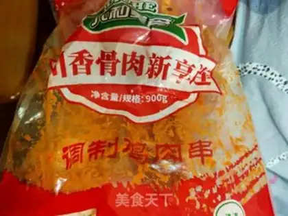 Make The fried flesh and blood are connected step 0