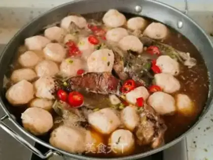Make Squids boil fish balls step 7