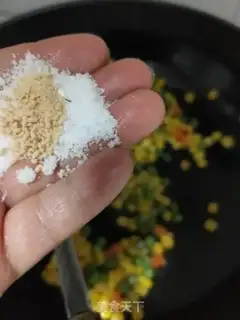 Make Five-color shrimp balls step 9