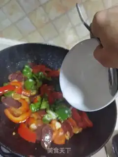Make Weenie fried red pepper step 6
