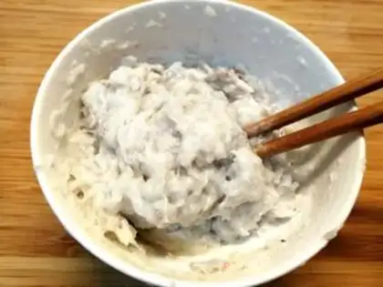 Make Shrimp balls step 1
