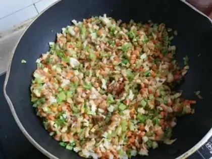 Make Fried pasta step 7