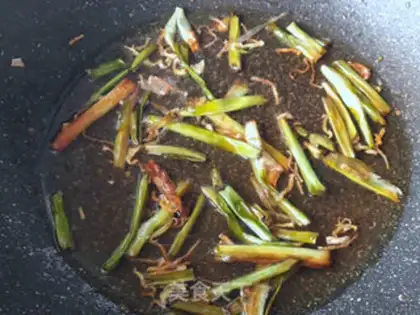Make Burning sea cucumber step 3