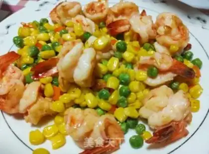 Make Five-color shrimp balls step 13