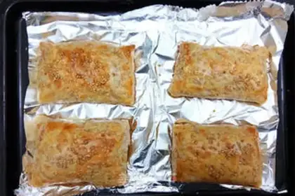 Make A chicken burrito step 9