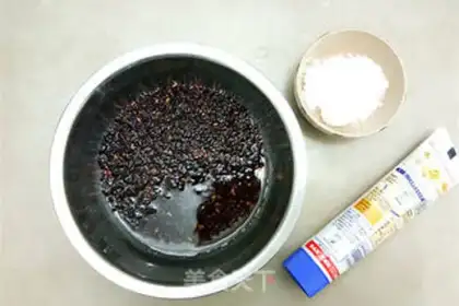 Make Purple rice snack step 0