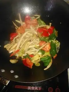 Make Twin pepper fried mushrooms step 6