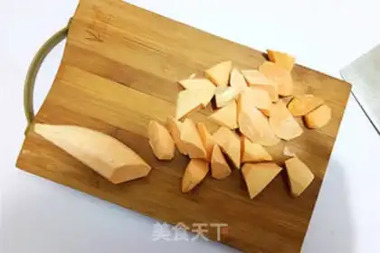 Make Honeyed potatoes step 1